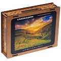 Unidragon dřevěné puzzle - Rýžové pole velikost S