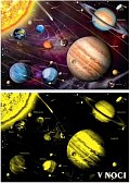 Puzzle svítící Sluneční soustava 1000 dílků