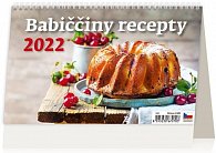 Kalendář 2022 - Babiččiny recepty - stolní