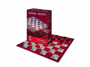 DÁMA a MLÝN - společenská hra na cesty