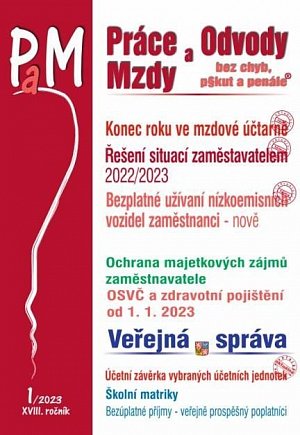 PaM 1/2023 Povinnosti mzdové účetní na konci roku