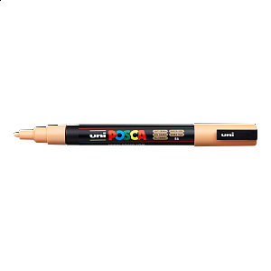Posca popisovač PC-3M, 0,9 - 1,3 mm, světle oranžová (54)