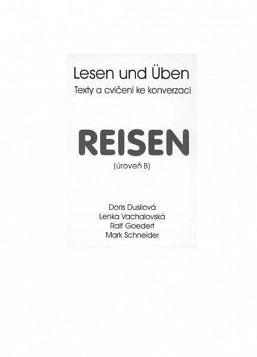 Náhled Lesen und Üben - Reisen - úroveň B