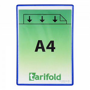 djois rámeček s kapsou samolepicí, A4, otevřený shora, nepermanentní, modrý, 5 ks