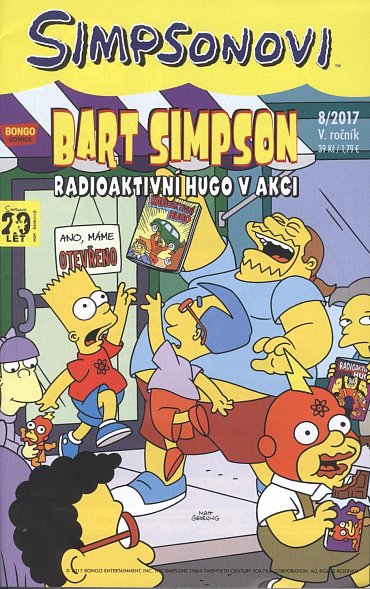 Náhled Simpsonovi - Bart Simpson 8/2017 - Radioaktivní Hugo v akci