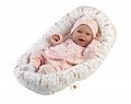 Llorens 74122 NEW BORN - realistická panenka miminko se zvuky a měkkým látkovým tělem - 42 cm
