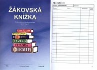Žákovská knížka MODRÁ /hodnocení a sebehododnocení s vyznač.předměty 2.stupeň