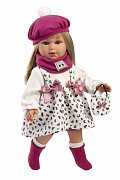 Llorens 54050 CARLA - realistická panenka s měkkým látkovým tělem - 40 cm