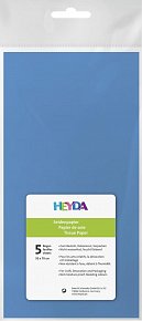 HEYDA Hedvábný papír 50 x 70 cm - světle modrý 5 ks