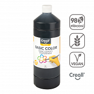 Creall temperová barva, 1000 ml, černá