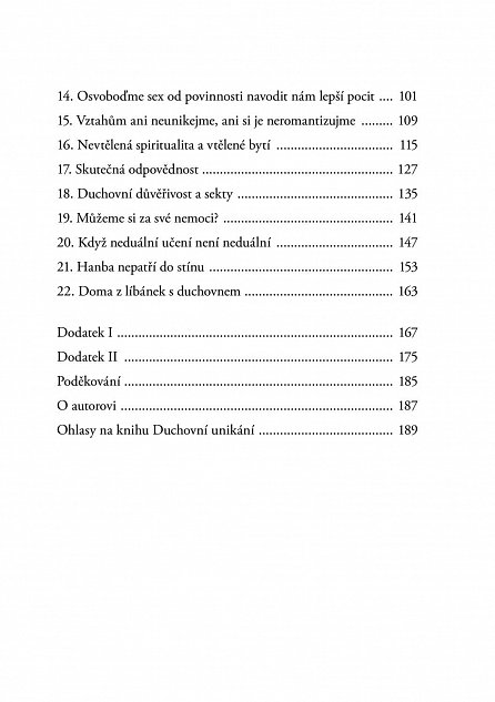 Náhled Duchovní unikání - Když nás spiritualita vzdaluje od věcí skutečně důležitých