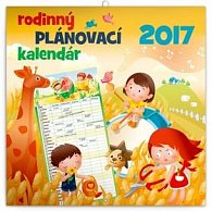 Rodinný plánovací - nástenný kalendár 2017