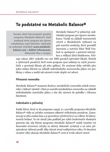 Náhled Metabolic Balance®: Kuchařka