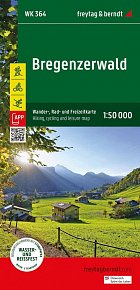 Bregenzerwald 1:50 000 / turistická, cyklistická a rekreační mapa