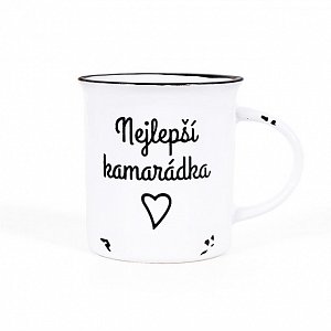 Keramický plecháček - Nejlepší kamarádka