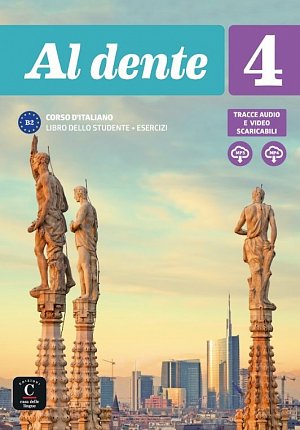 Al dente 4 (B2) – Libro + quad. degli eser. + CD + DVD