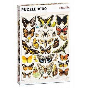 Puzzle Millot: Motýli a můry 1000 dílků