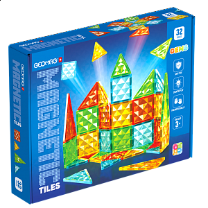 Geomag Magnetic Tiles 32 dílků