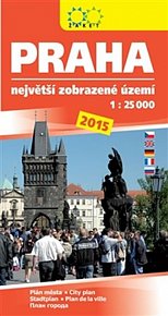Praha 2015 - Největší zobrazené území 1:25 000