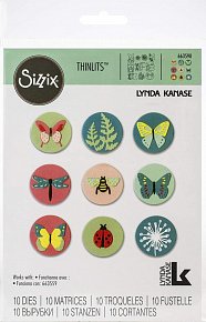 SIZZIX Thinlits vyřezávací kovové šablony - drobná zvířata