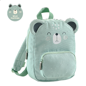 Miquelrius mini batoh Wild puppies, medvěd, 5 l, rPET, 2 kapsy