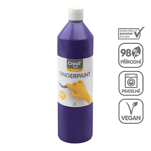 Creall prstová barva HAPPY INGREDIENTS, 750 ml, fialová