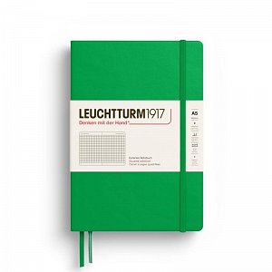 Leuchtturm1917 Zápisník Spring Leaf Medium A5 čtverečkovaný