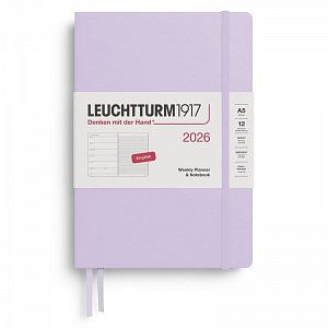 Weekly Planner & Notebook 2026 Medium (A5) Lilac