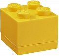 Úložný box LEGO Mini 4 - žlutý