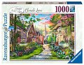 Puzzle Procházka venkovskou uličkou 1000 dílků