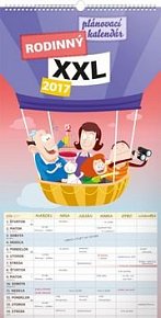 Rodinný plánovací XXL - nástenný kalendár 2017