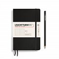 Leuchtturm1917 Zápisník Black Softcover B6+ tečkovaný