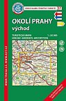 Okolí Prahy - východ 1:50 000/KČT 37 Turistická mapa