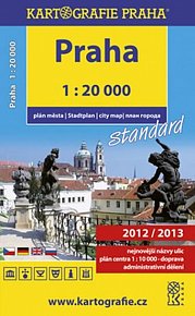 Praha - 1:20 000 plán města standard, 1.  vydání