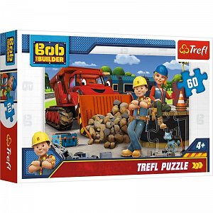 Trefl Puzzle Bořek Stavitel a Wendy / 60 dílků