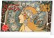 Kalendář 2025 stolní: Alfons Mucha, 23,1 × 14,5 cm