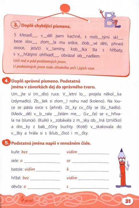 Náhled Domácí procvičování - Čeština 4. ročník