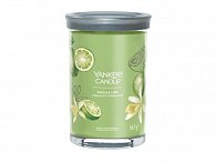 YANKEE CANDLE Vanilla Lime svíčka 567g / 2 knoty (Signature tumbler velký )