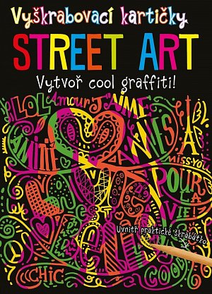 Vyškrabovací kartičky STREET ART - Vytvoř cool graffiti!