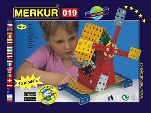 Merkur 019 Mlýn 182 dílů, 10 modelů