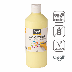 Creall temperová barva, 500 ml, pastelově žlutá