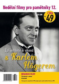 Nedělní filmy pro pamětníky 12 - Karel Höger - 2 DVD pošetka