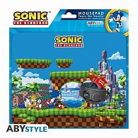 Sonic Herní podložka - Sonic, Tails & Doctor Robotnik