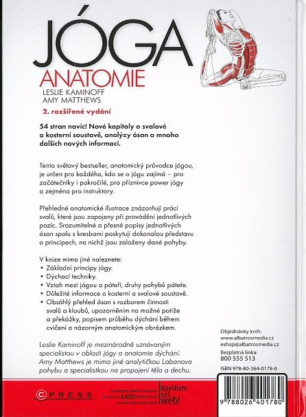 Náhled JÓGA - anatomie, 2. rozšířené vydání