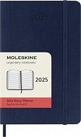 Moleskine Diář 2025 modrý S, denní, měkký