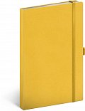 Notes Žlutý, linkovaný, 13 × 21 cm