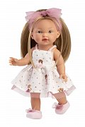 Llorens 28038 VALERIA - realistická panenka s celovinylovým tělem - 28 cm