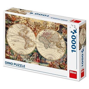 Puzzle Historická mapa 1000 dílků