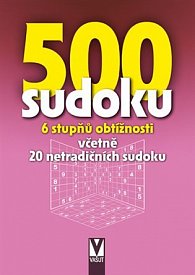 500 sudoku - 6 stupňů obtížností (růžová)