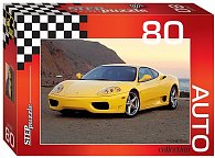 Puzzle 80 Auto Collection - Ferrari Yellow